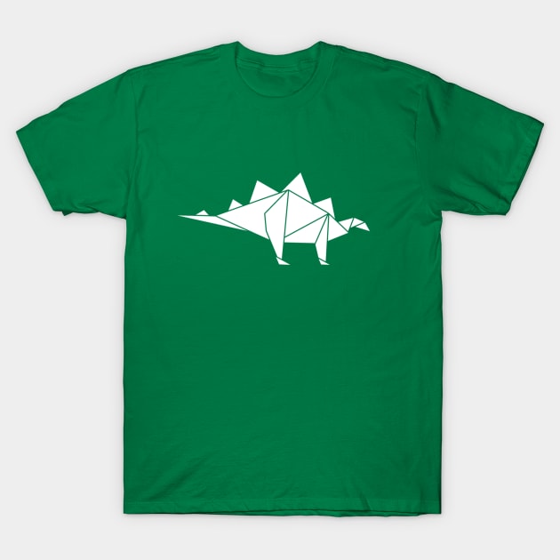 Prehistoric Origami - Stegosaurus T-Shirt by TeeBC